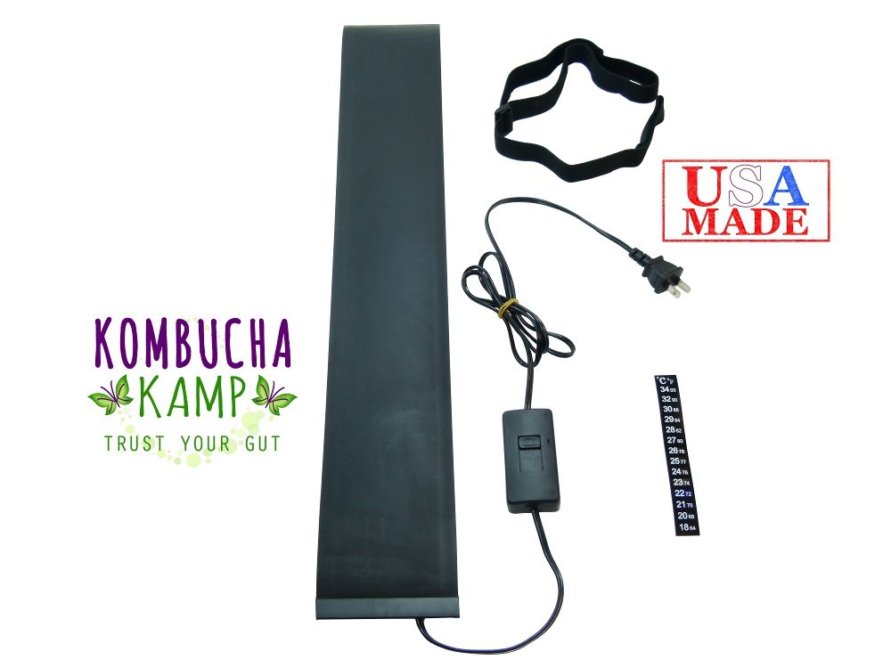 Kombucha Heating Mat System with Dimmer Kombucha Kamp